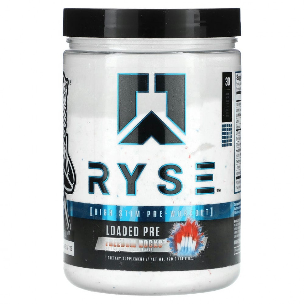   Ryse Supps, Loaded Pre, Freedom Rocks, 420  (14,8 )    -     -,    