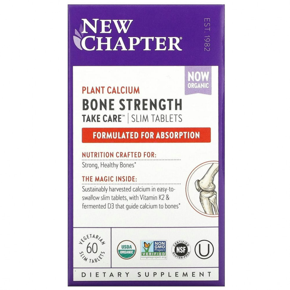   New Chapter, Bone Strength Take Care, 60         -     -,    