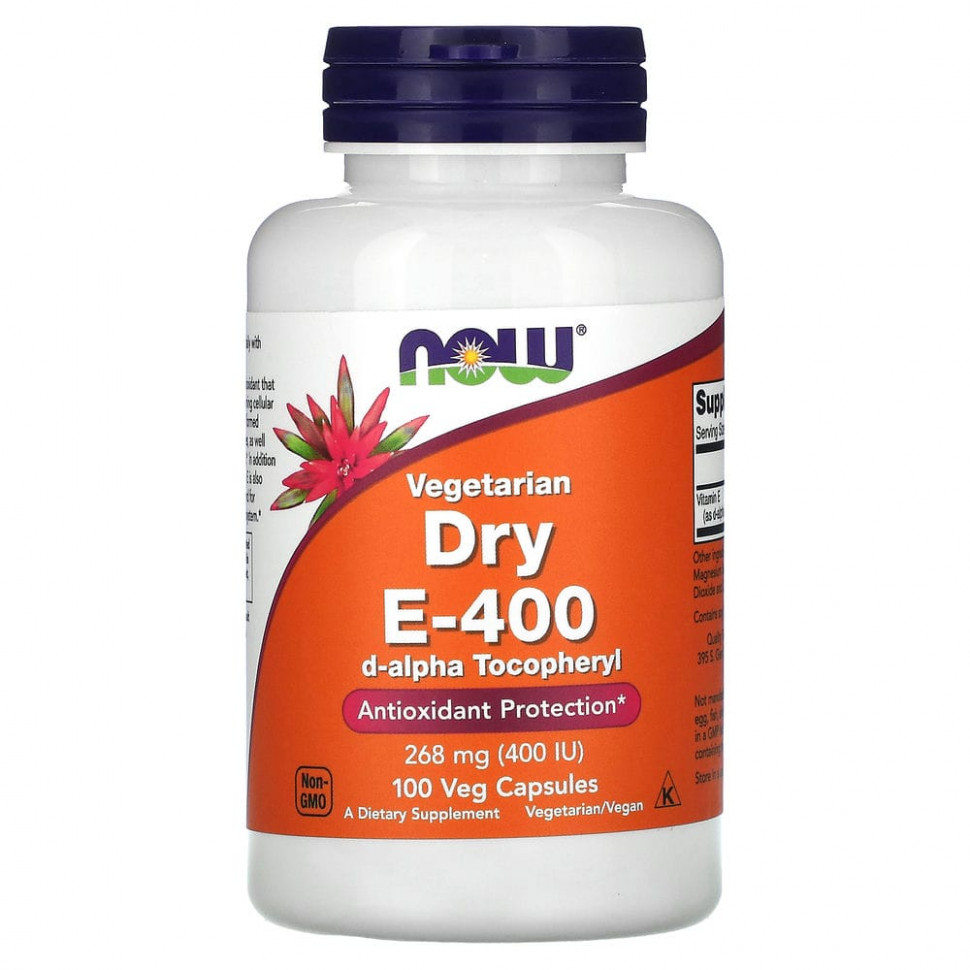   NOW Foods,  E-400,  , 268  (400 ), 100      -     -,    