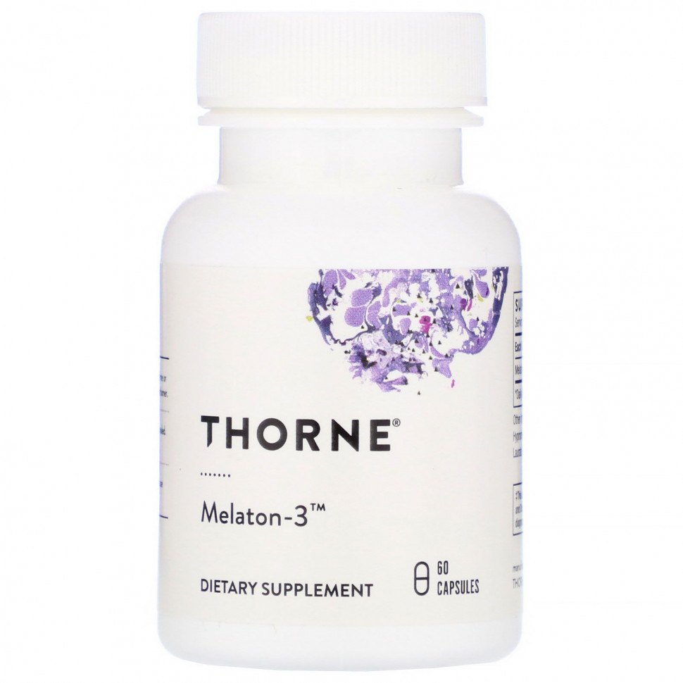   Thorne Research, Melaton-3, 60     -     -,    