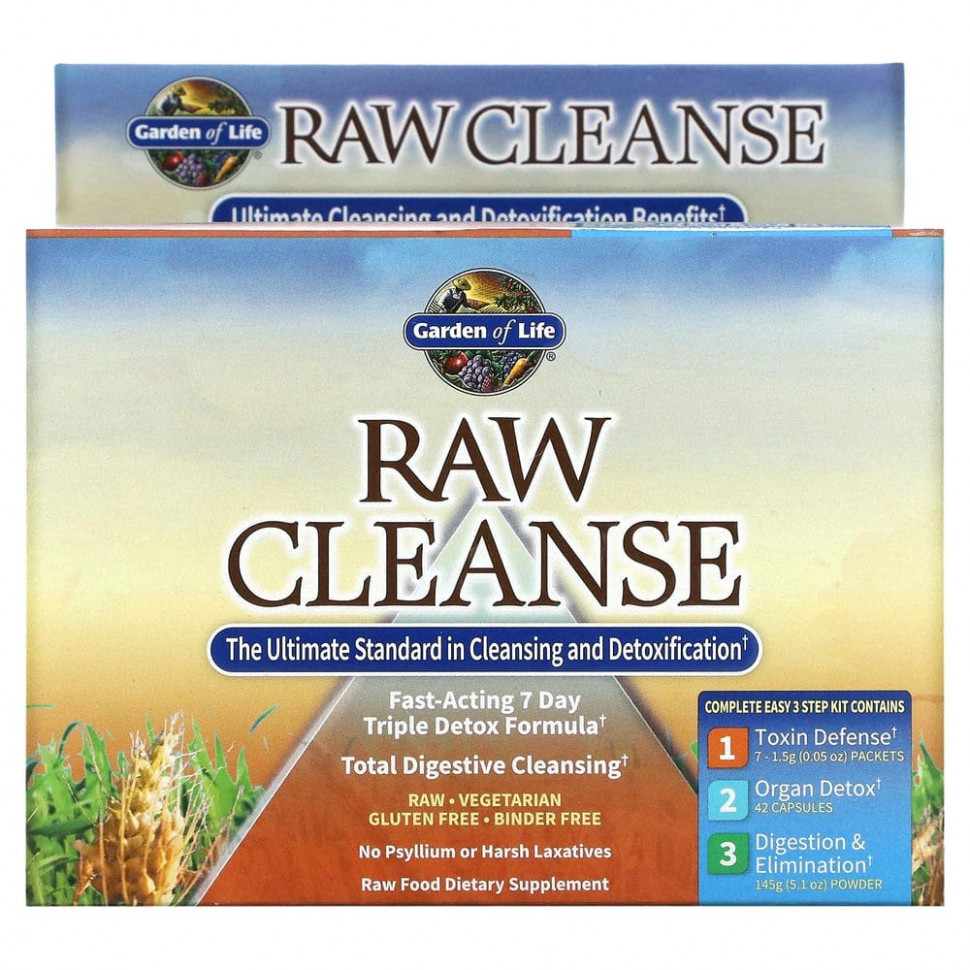   Garden of Life, RAW Cleanse,     ,   3 ,      -     -,    