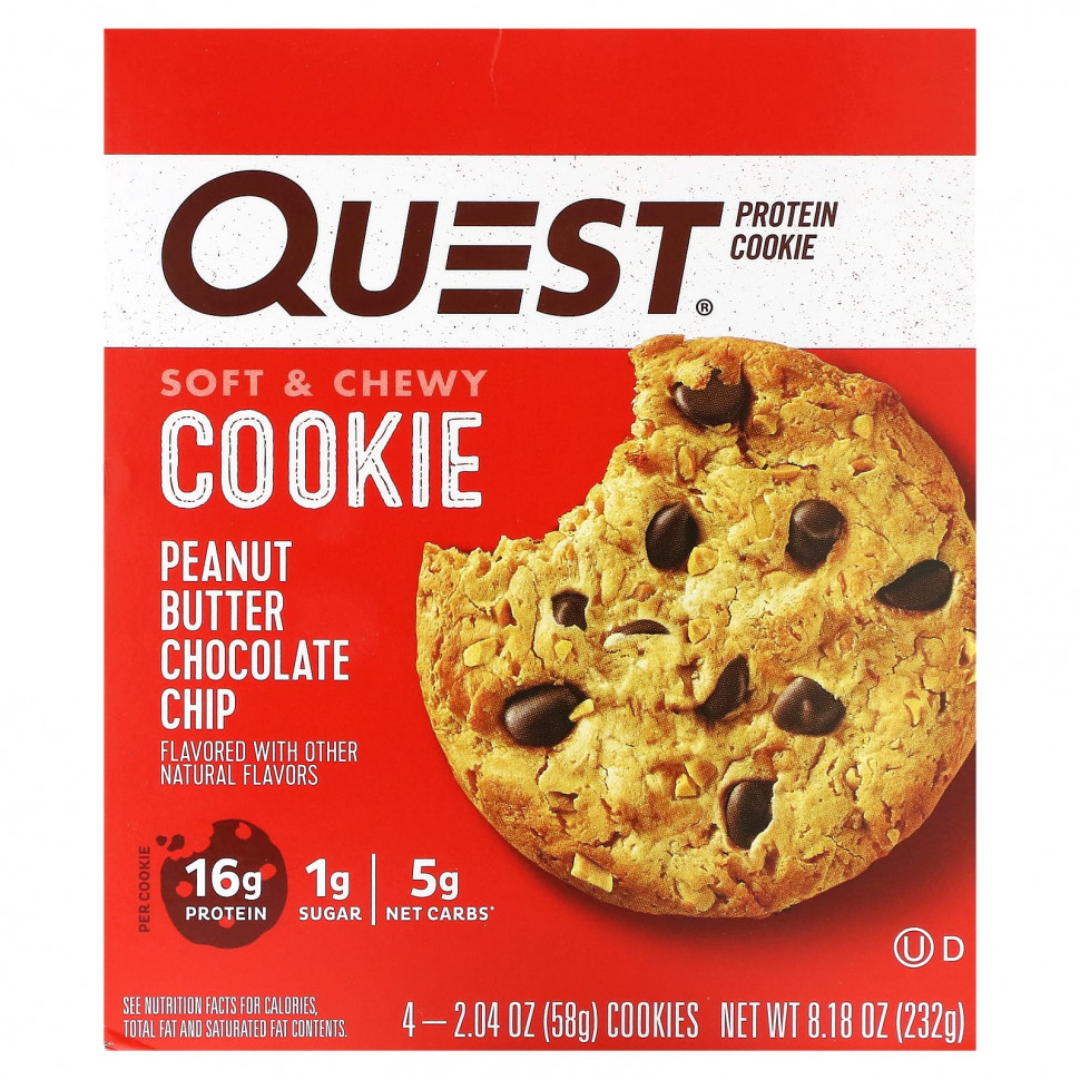   Quest Nutrition, Protein Cookie,  , 4   58  (2,04 )    -     -,    