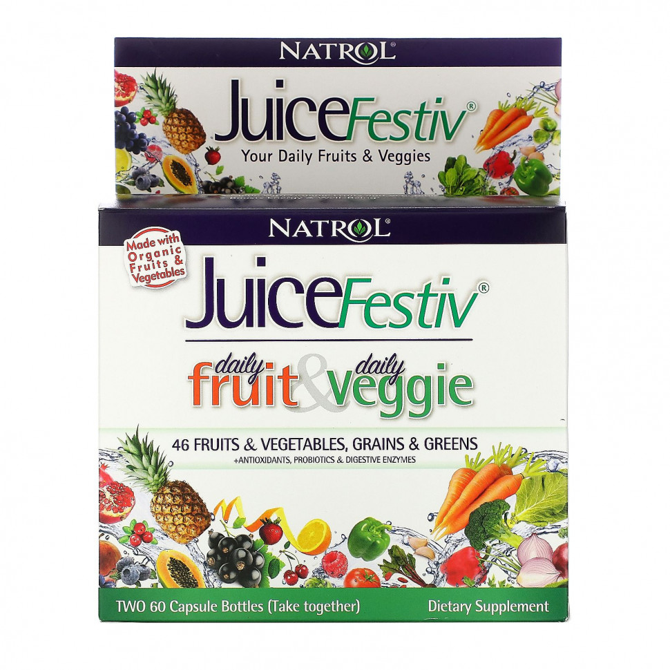   Natrol, JuiceFestiv, 2   60     -     -,    