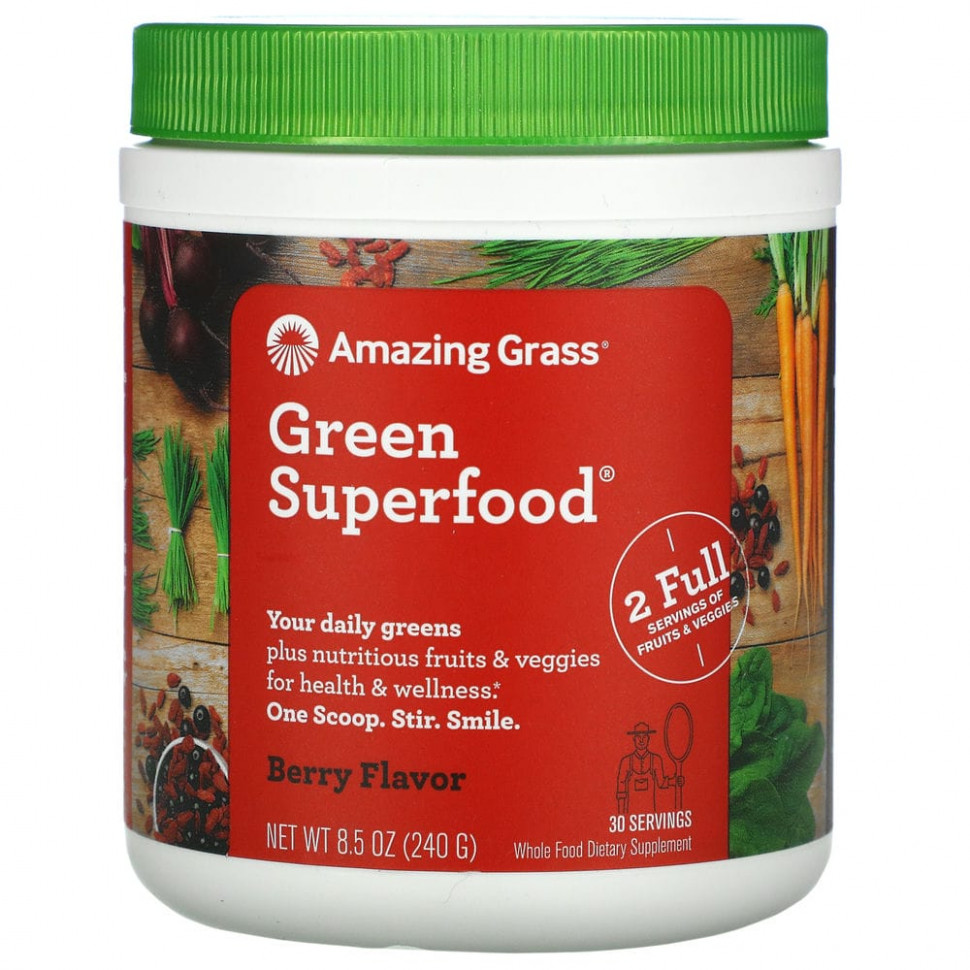   Amazing Grass, Green Superfood, , 240  (8,5 )    -     -,    