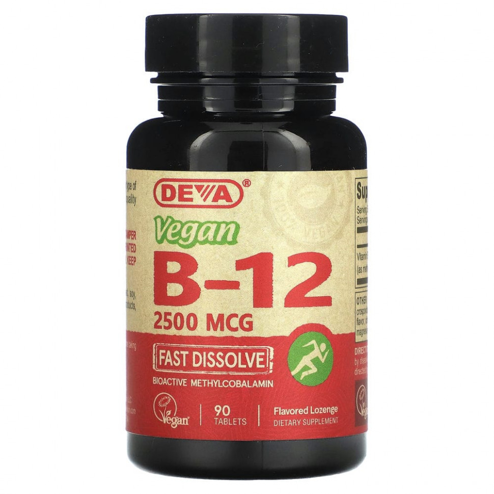   Deva, Vegan B12, 2500 , 90     -     -,    