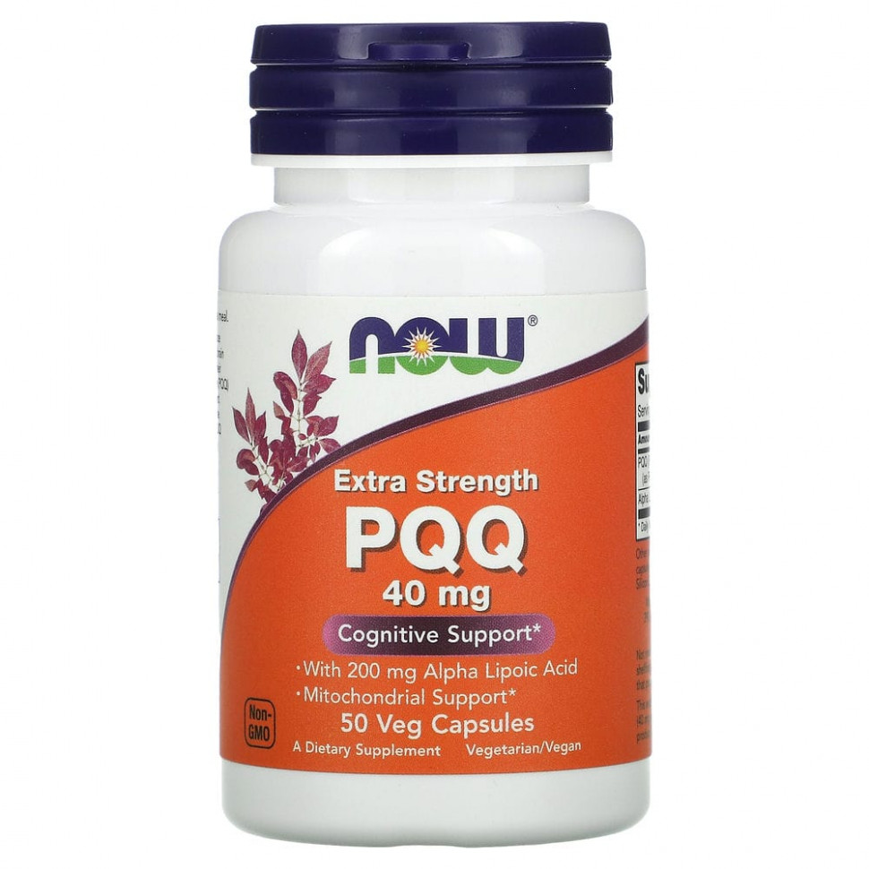   NOW Foods, PQQ  , 40 , 50      -     -,    