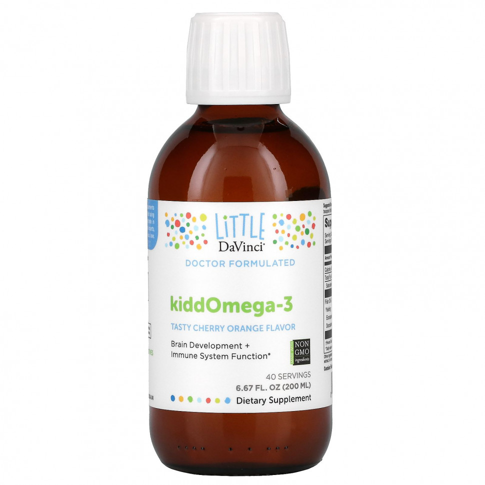   Little DaVinci, KiddOmega-3,    , 200  (6,67 . )    -     -,    