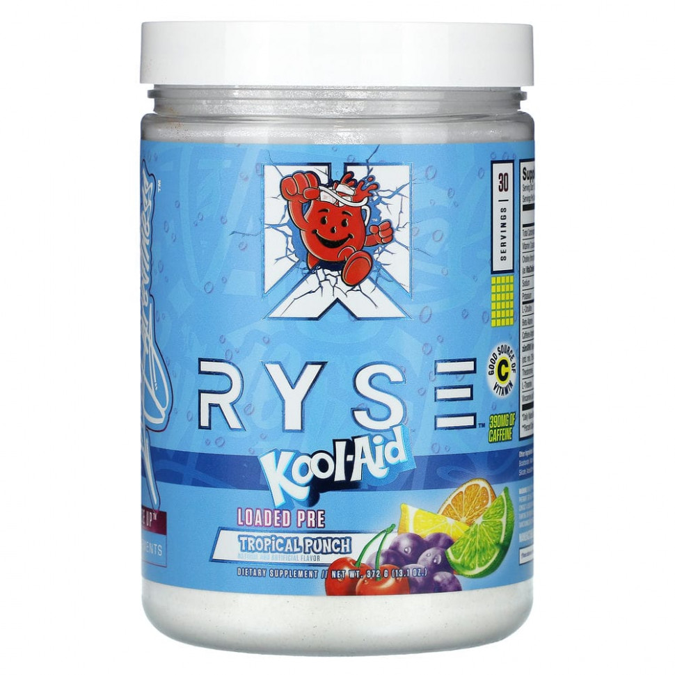   Ryse Supps, Loaded Pre, Kool-Aid,  , 372  (13,1 )    -     -,    