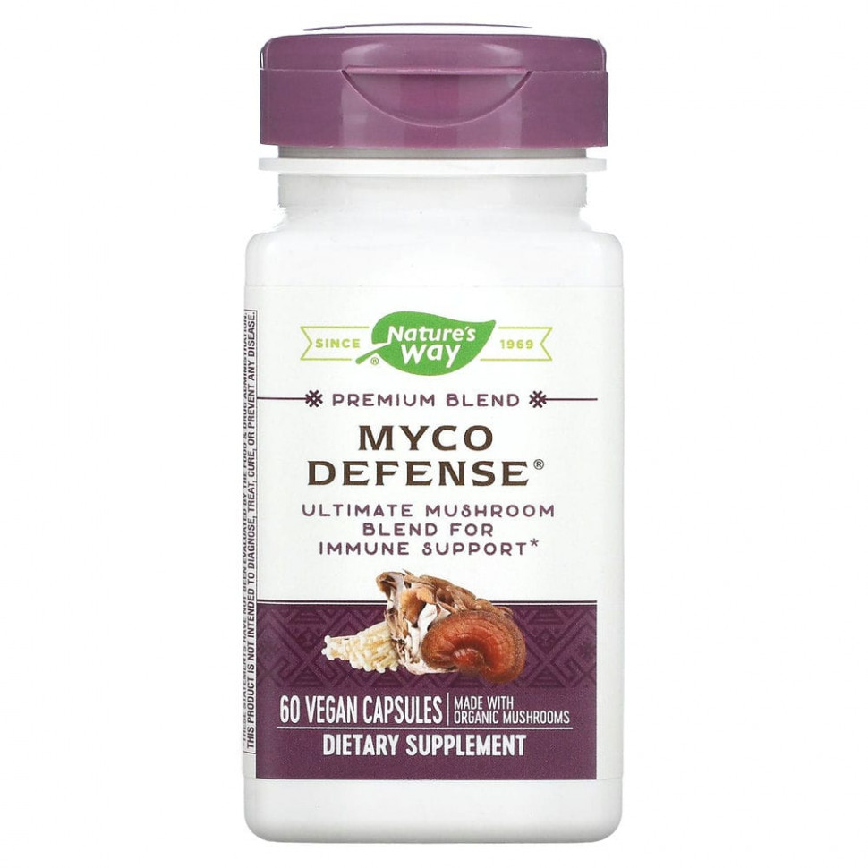   Nature's Way, Premium Blend, Myco Defense, 60      -     -,    