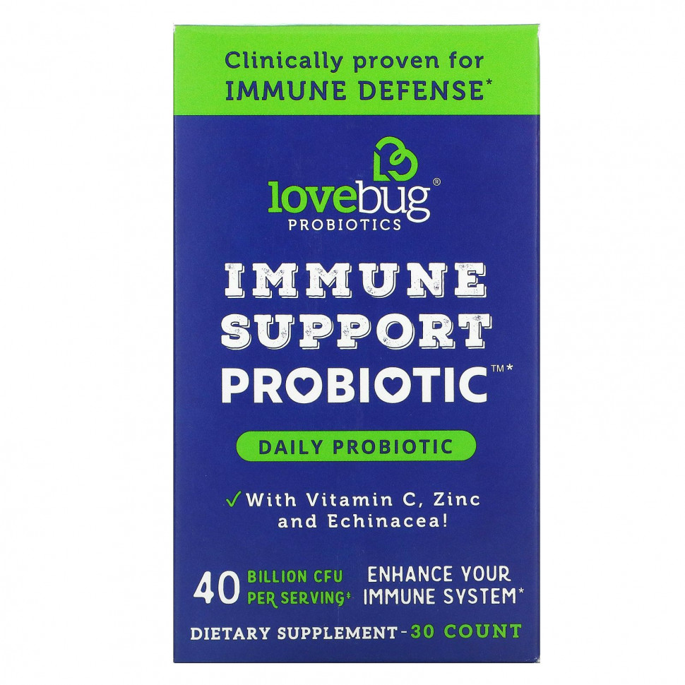   LoveBug Probiotics,    ,   , 40 . , 30     -     -,    