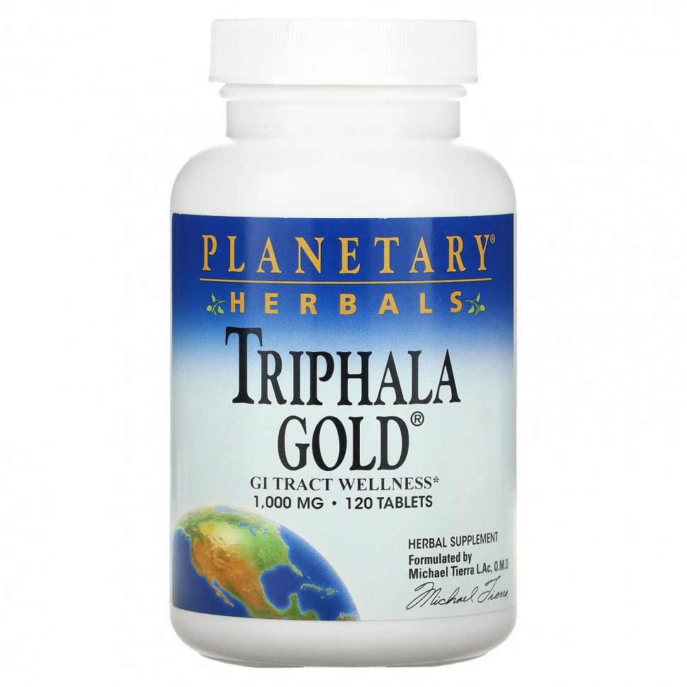   Planetary Herbals, Triphala Gold,  - , 1,000 , 120     -     -,    