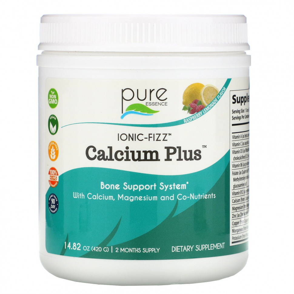   Pure Essence, Ionic-Fizz Calcium Plus,    , 420  (14,82 )    -     -,    