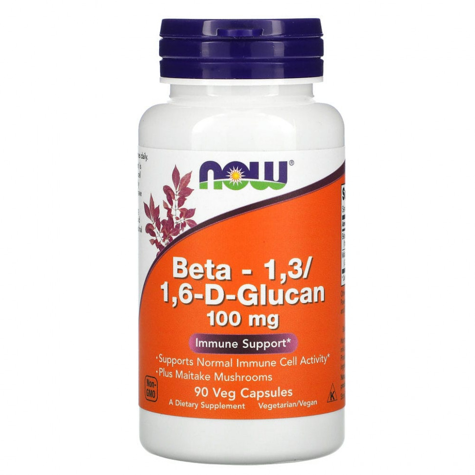   NOW Foods, -1,3/1,6-D-, 100 , 90      -     -,    