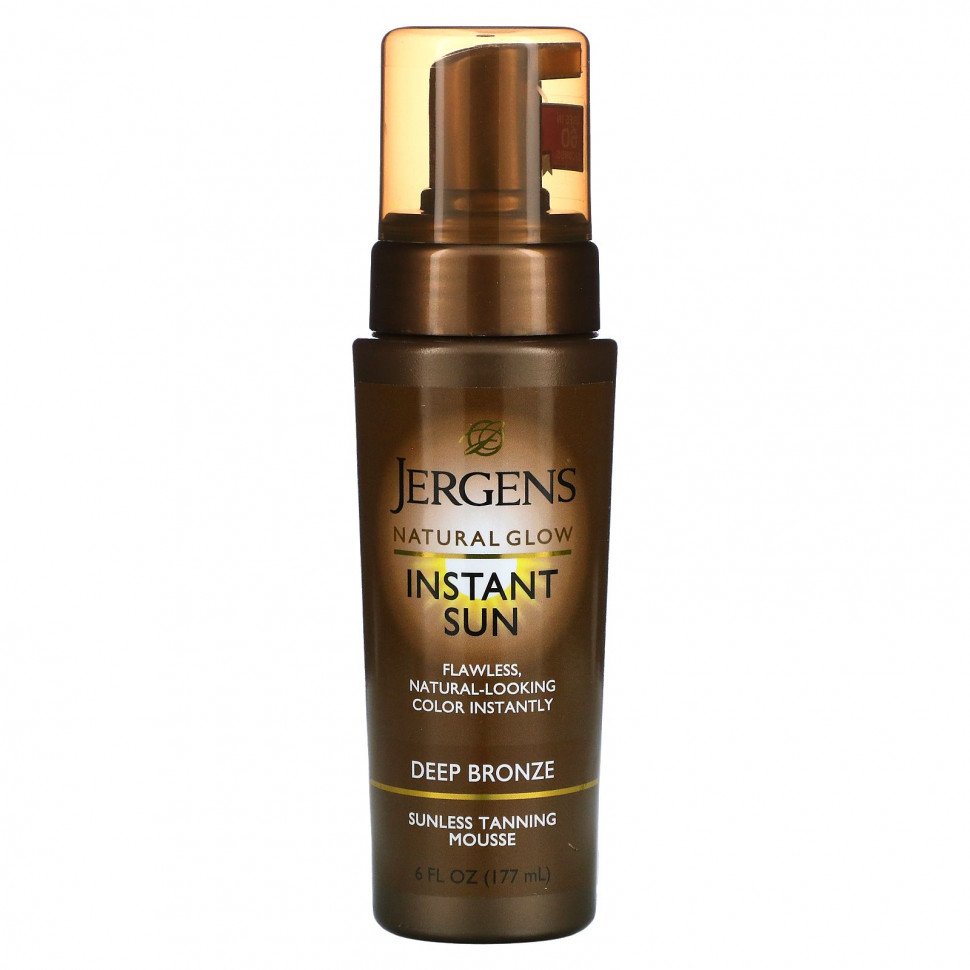   Jergens,    Natural Glow, Instant Sun,  Deep Bronze, 177     -     -,    