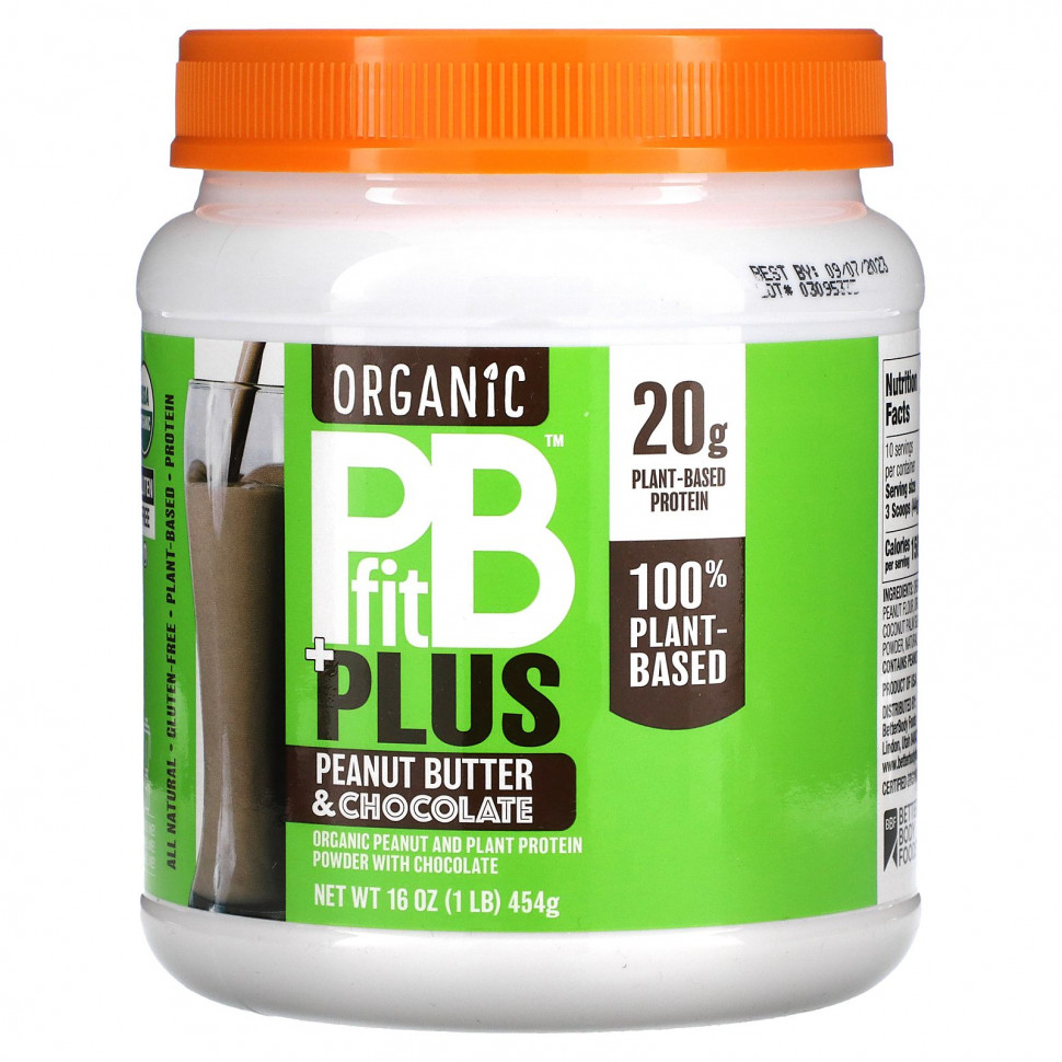   PBfit, Organic PB Fit Plus,    , 454  (1 )    -     -,    