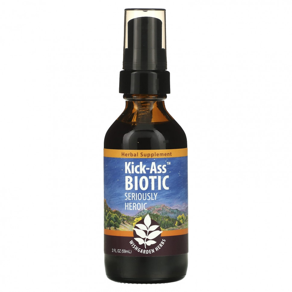   WishGarden Herbs, Kick-Ass Biotic, Seriously Heroic, 59  (2 . )    -     -,    