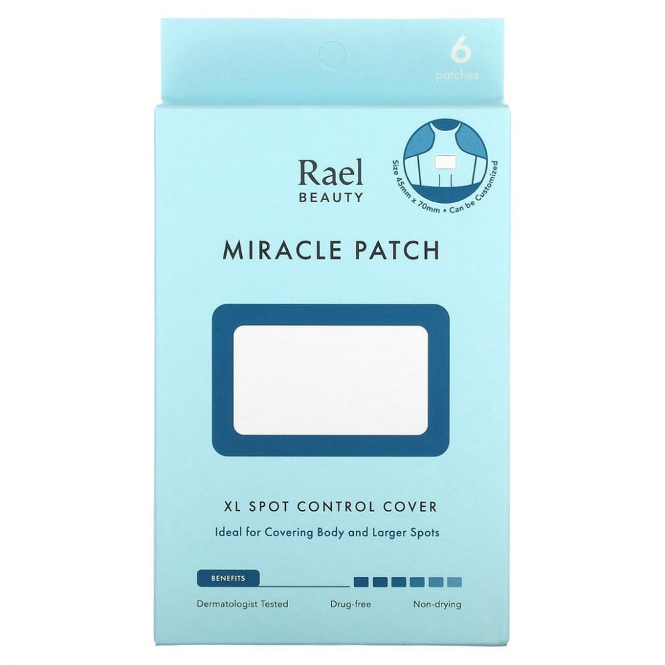   Rael, Inc., Beauty, Miracle Patch,     , XL, 6     -     -,    