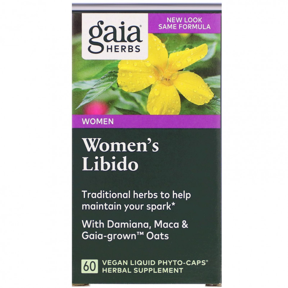   Gaia Herbs, Women's Libido, 60  -      -     -,    