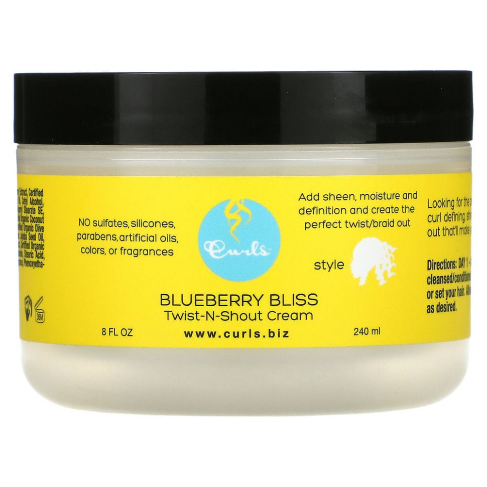   Curls, Blueberry Bliss,  Twist-N-Shout, 240  (8 . )    -     -,    