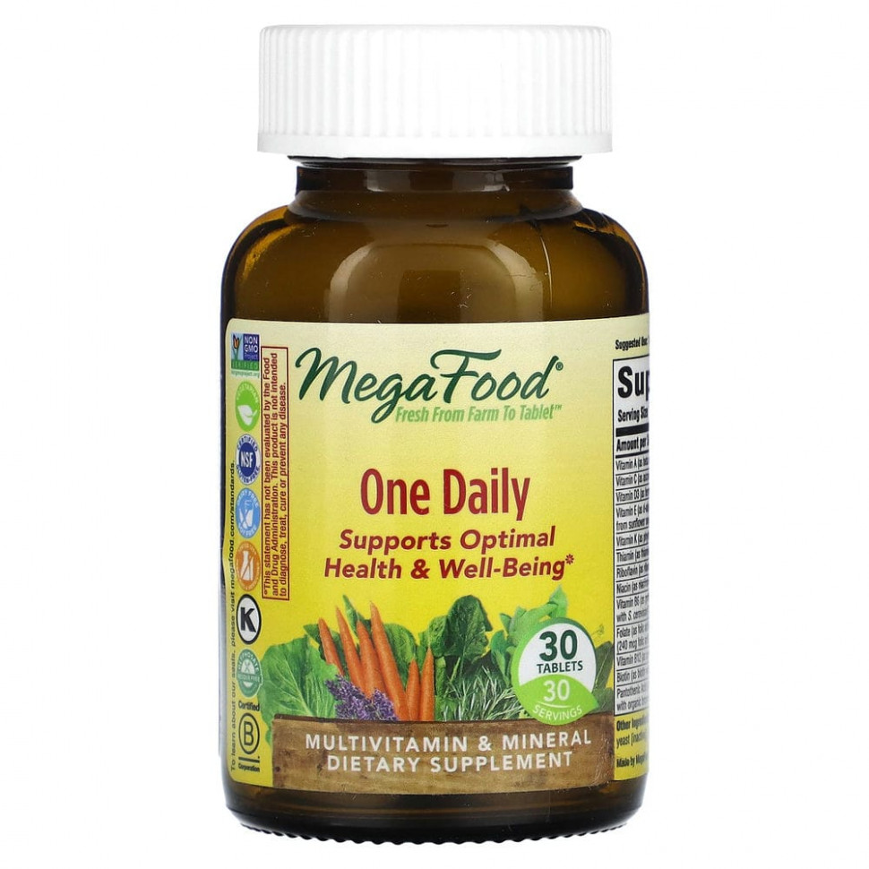   MegaFood, One Daily,       , 30     -     -,    