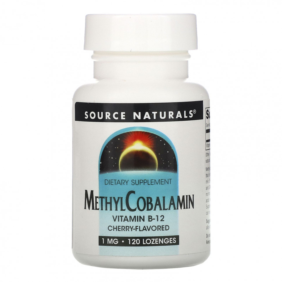   Source Naturals,  B12   ,   , 1 , 120     -     -,    