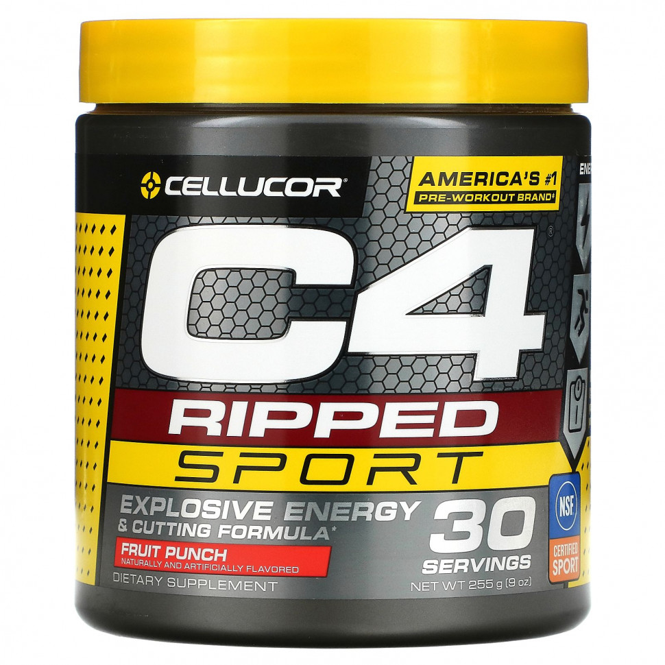   Cellucor, C4 Ripped Sport,  ,  , 255  (9 )    -     -,    