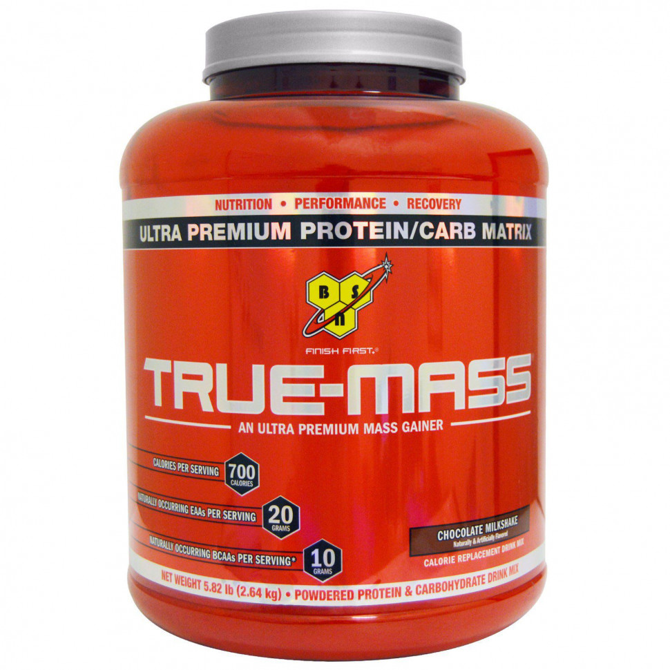   BSN, True-Mass, Ultra Premium Protein/Carb Matrix,   , 2,64  (5,82 )    -     -,    