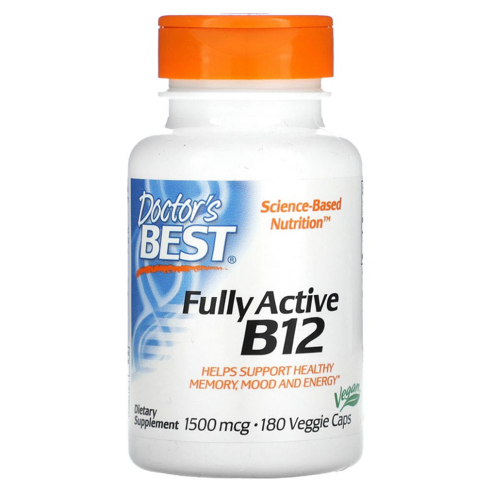   Doctor's Best,   B12, 1500 , 180      -     -,    