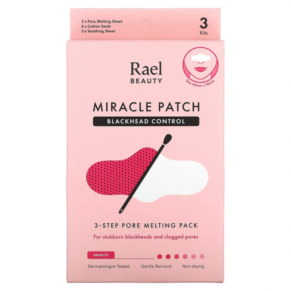   Rael, Inc., Beauty, Miracle Patch,   , 3-    , 1     -     -,    