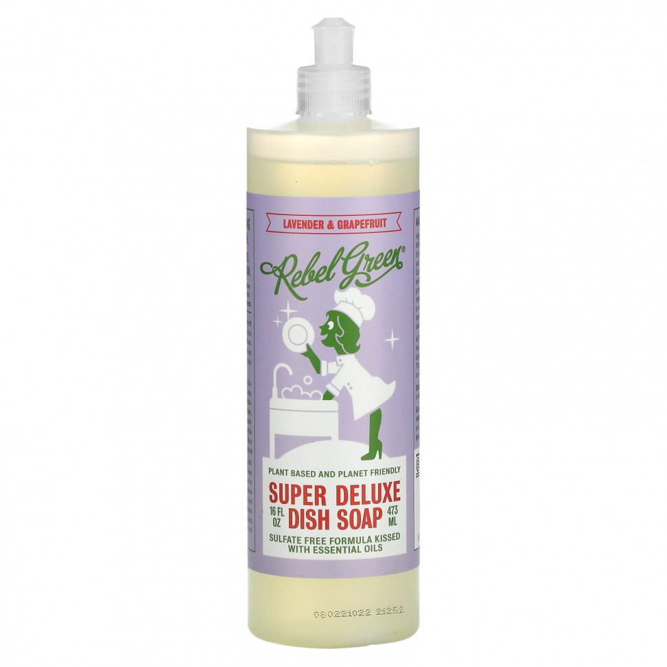   Rebel Green, Super Deluxe Dish Soap,   , 473  (16 . )    -     -,    