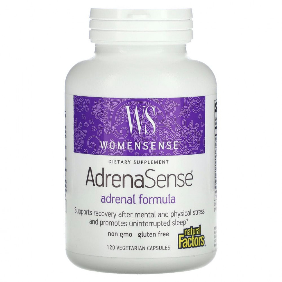   Natural Factors, WomenSense, AdrenaSense,   , 120      -     -,    