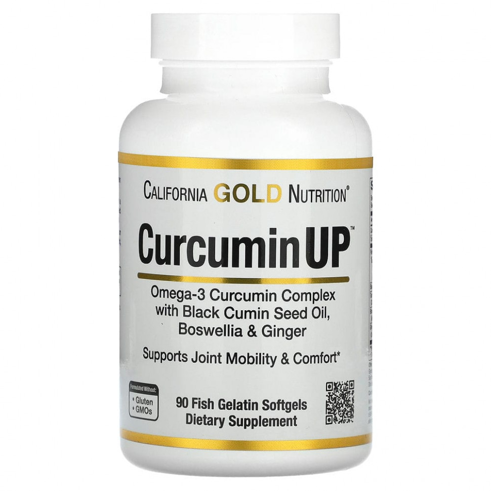   California Gold Nutrition, Curcumin UP,   -3  ,       , 90        -     -,    