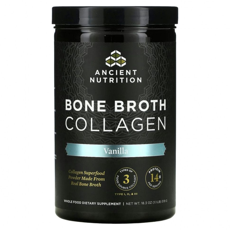   Dr. Axe / Ancient Nutrition, Bone Broth Collagen, , 519  (1,1 )    -     -,    