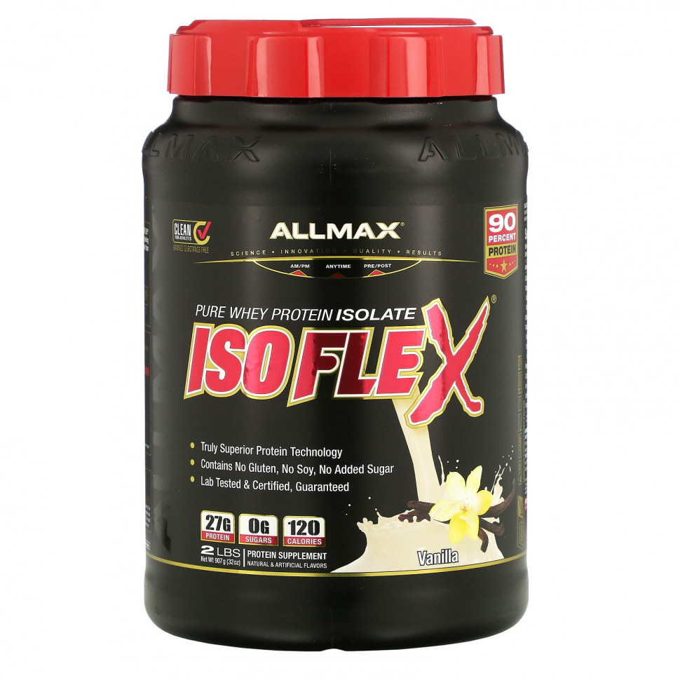   ALLMAX Nutrition, Isoflex, 100%-     (     ), , 2  (907 )    -     -,    