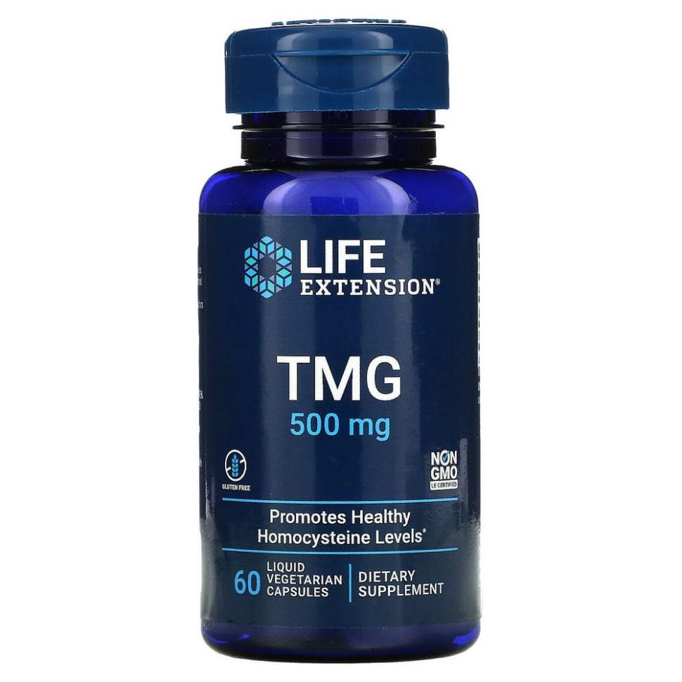   Life Extension, TMG, , 500 , 60        -     -,    