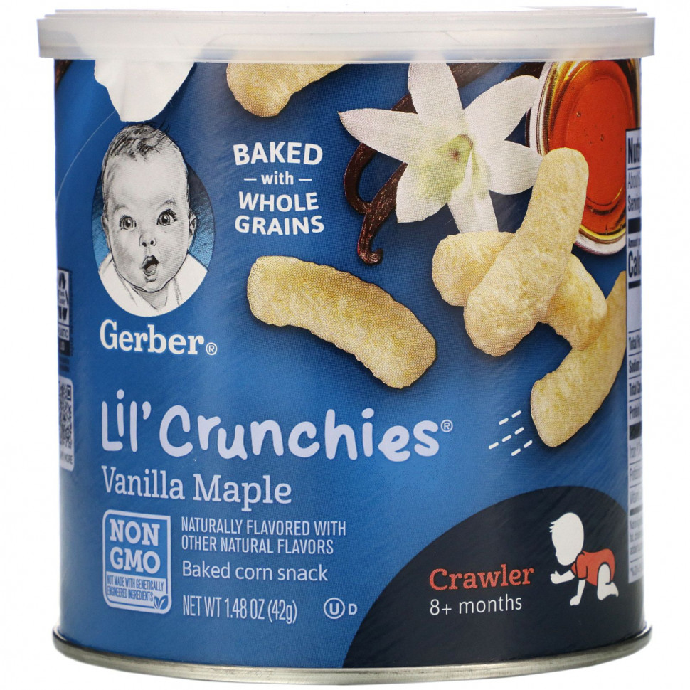   Gerber, Lil' Crunchies,     8 ,   , 42  (1,48 )    -     -,    