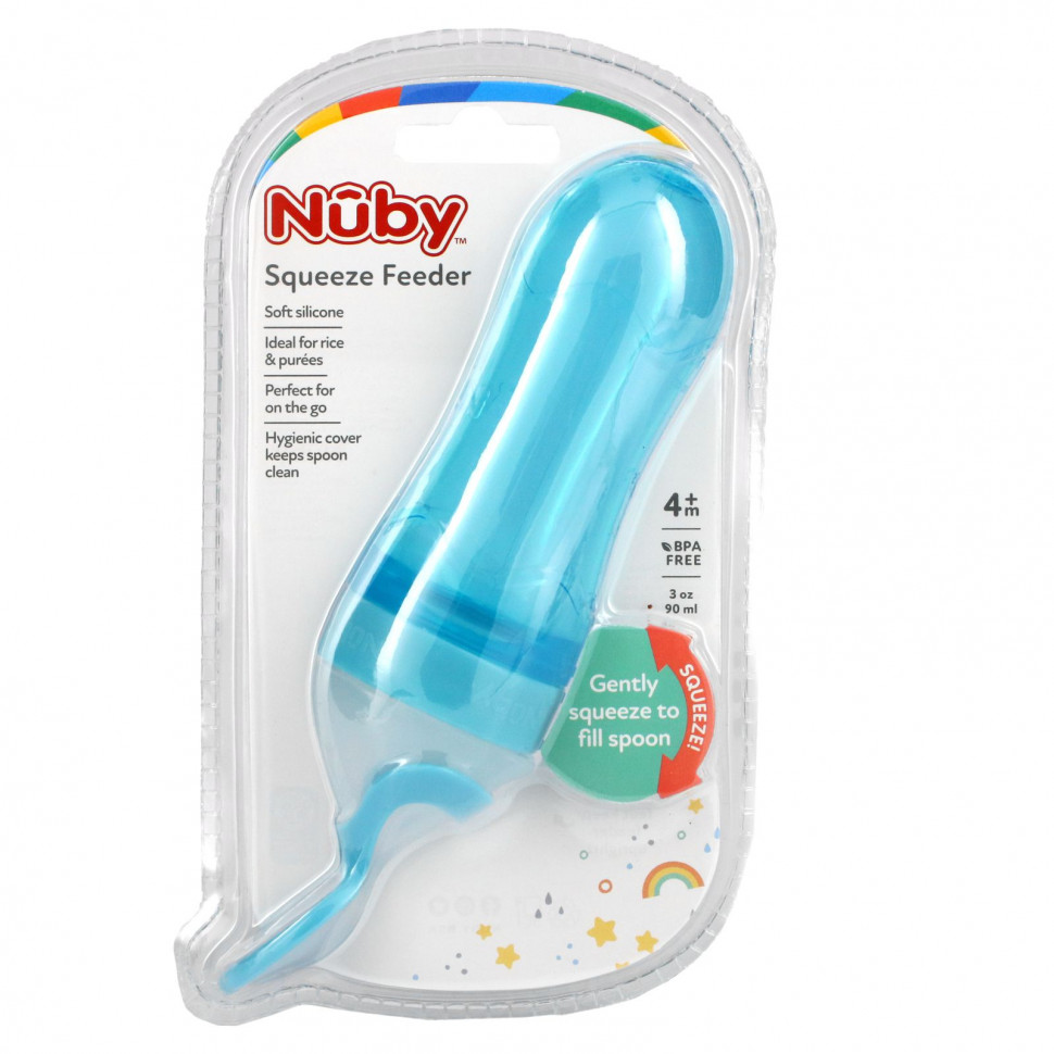   Nuby, Squeeze Feeder,    4 , , 90  (3 )    -     -,    