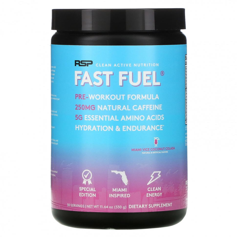   RSP Nutrition, Fast Fuel,   ,    ,     Miami Vice, 330  (11,64 )    -     -,    