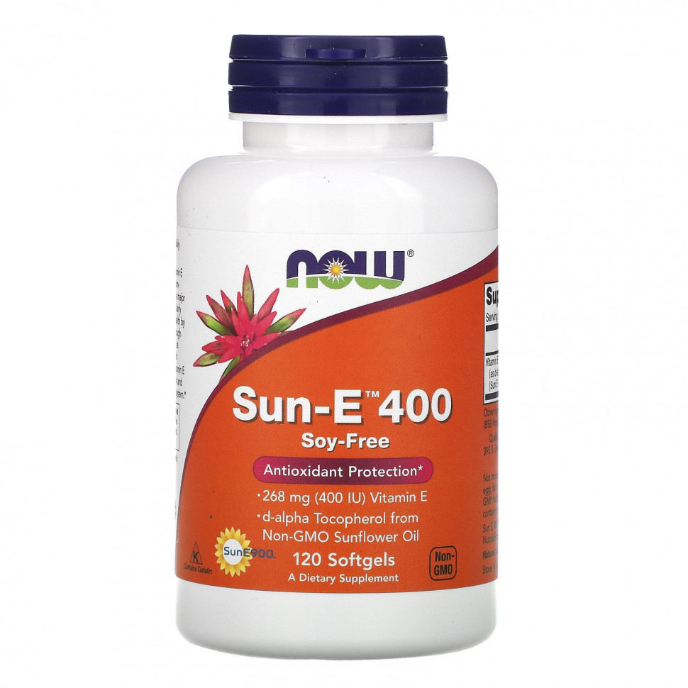   NOW Foods, Sun-E 400, 120     -     -,    