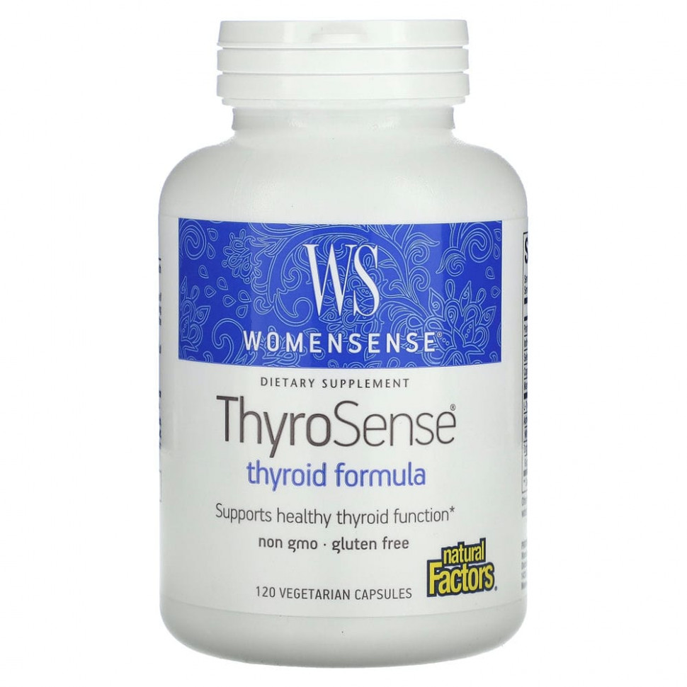   Natural Factors, WomenSense, ThyroSense,    , 120      -     -,    