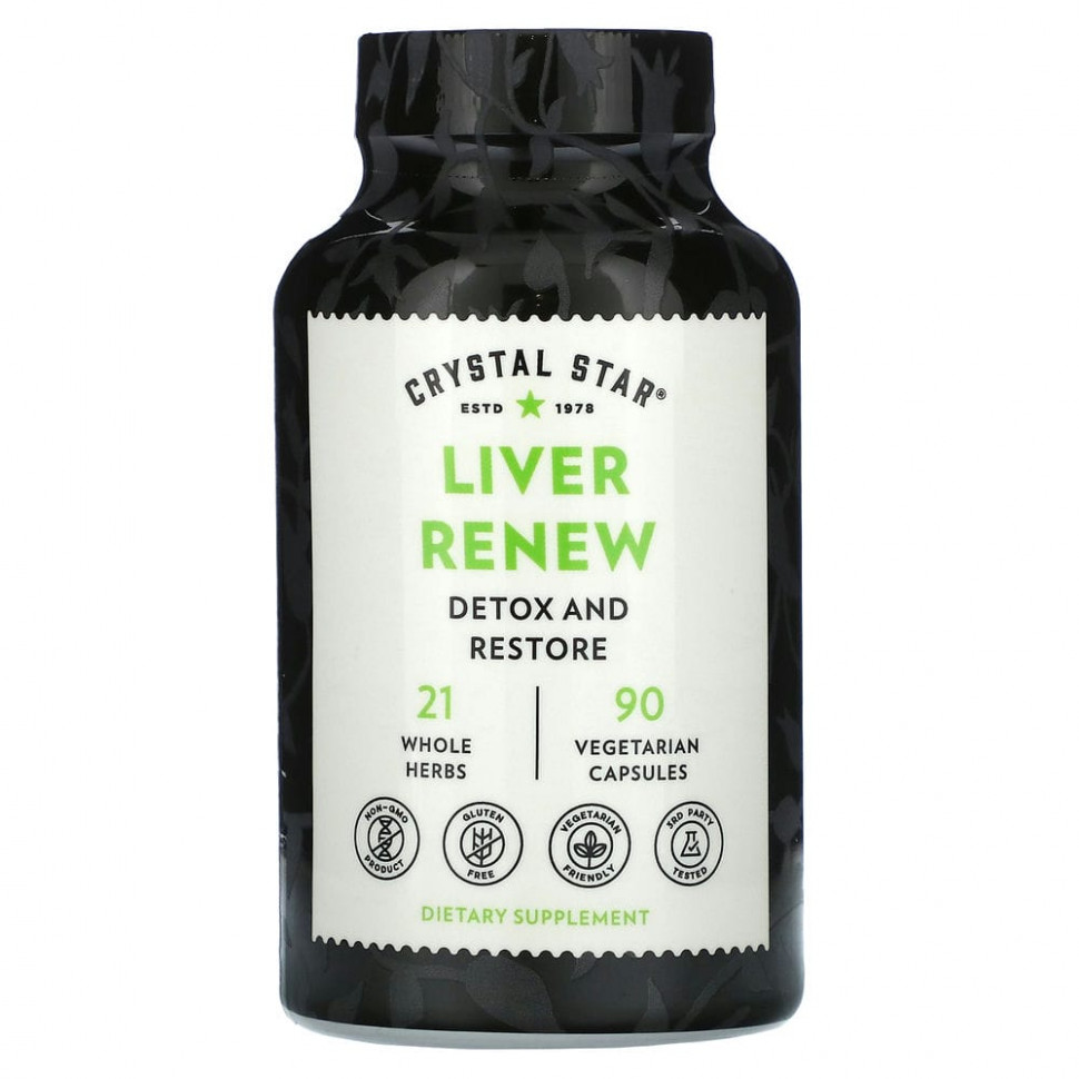   Crystal Star, Liver Renew, 90      -     -,    