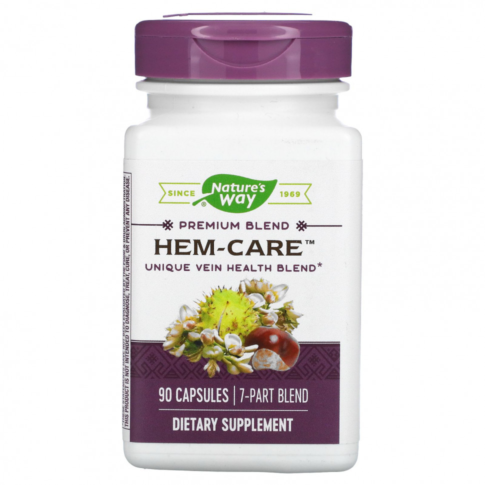   Nature's Way, HEM-CARE, 90     -     -,    