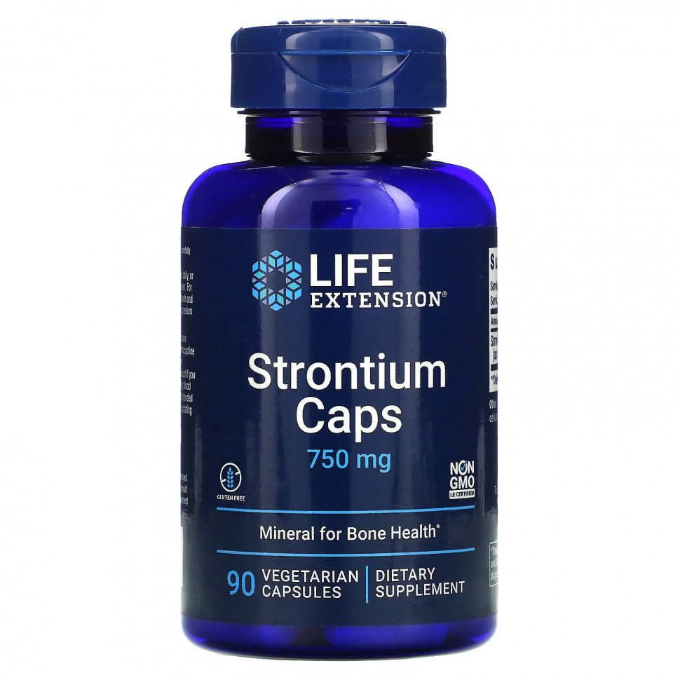   Life Extension, Strontium Caps (  ),    , 250 , 90      -     -,    