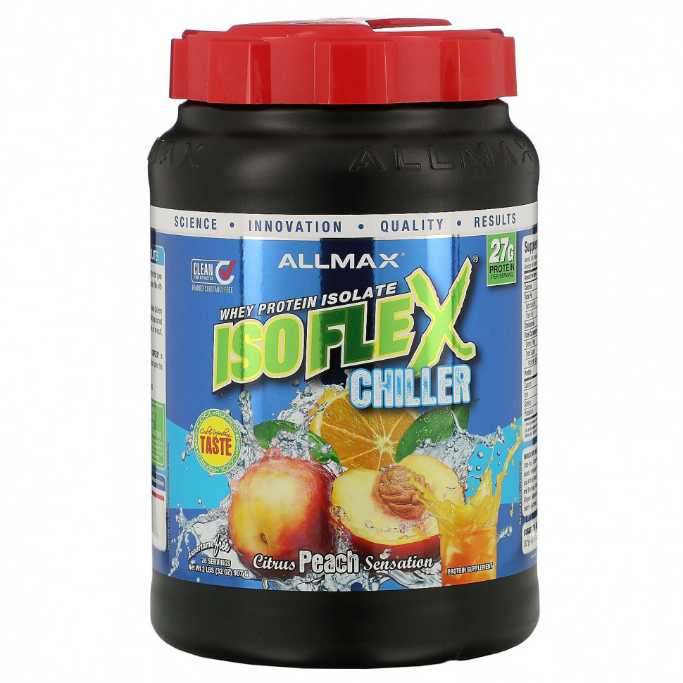   ALLMAX Nutrition, Isoflex Chiller,  100%-    (  ,  ), - , 2  (907 )    -     -,    