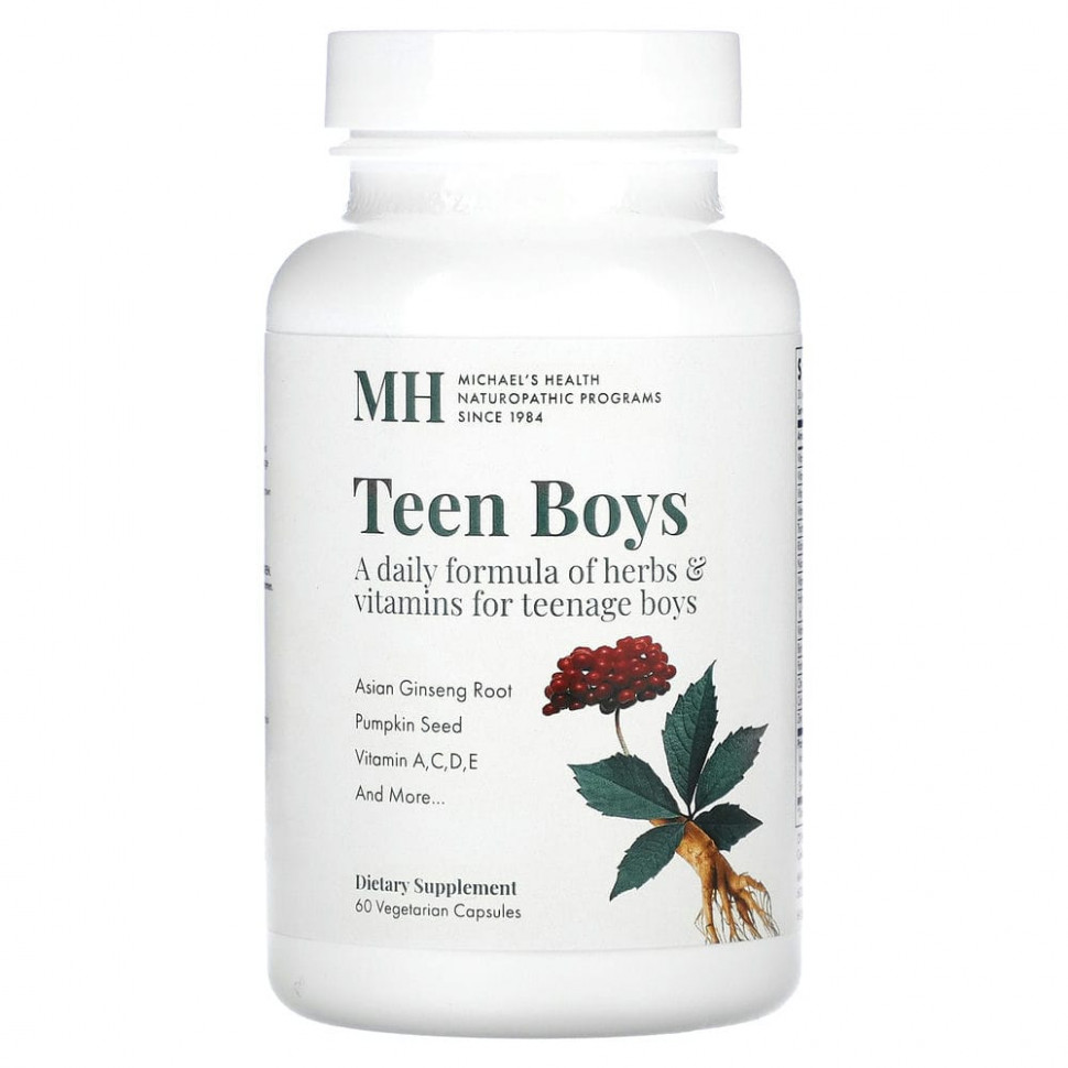   Michael's Naturopathic, Teen Boys Caps,   -,    , 60      -     -,    