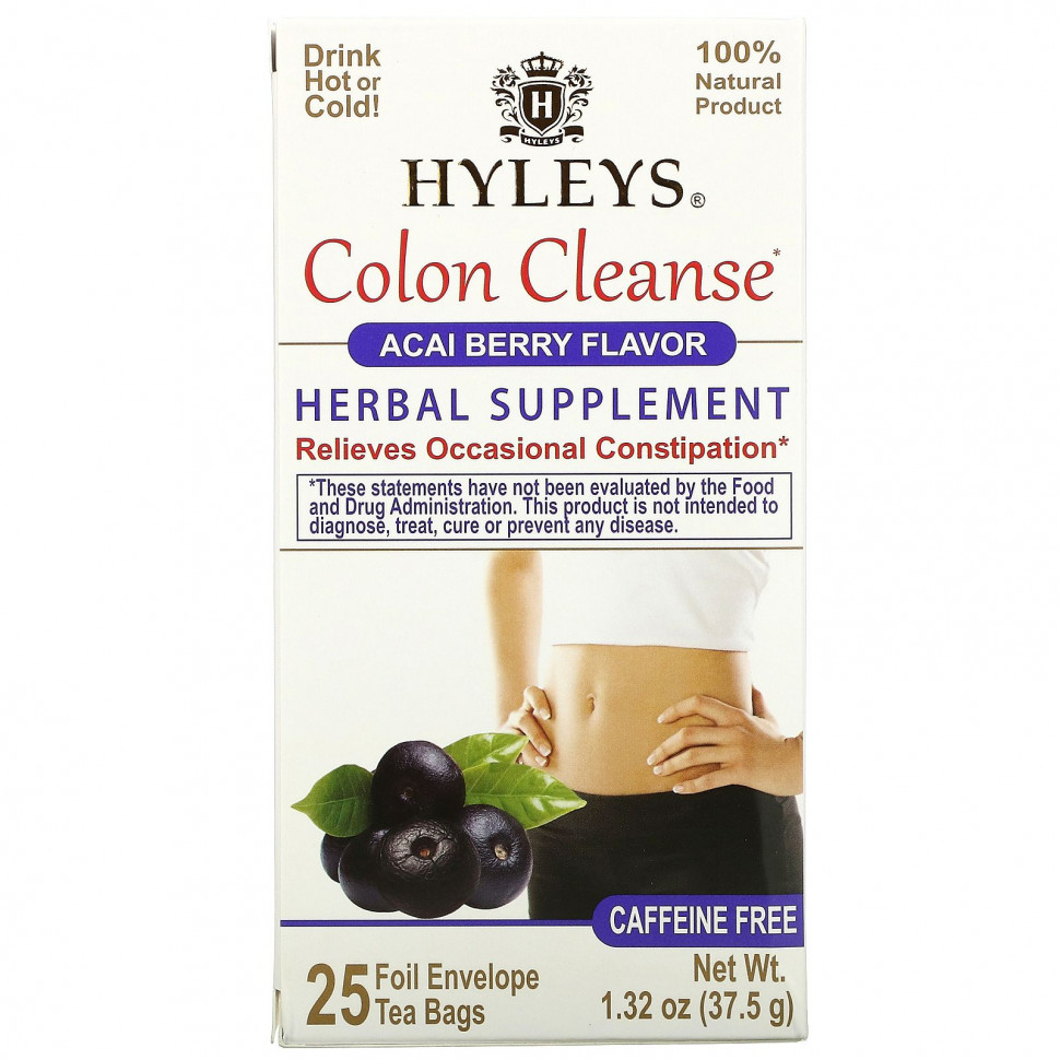   Hyleys Tea, Colon Cleanse,  ,  , 25     ,  1,5  (0,05 )    -     -,    