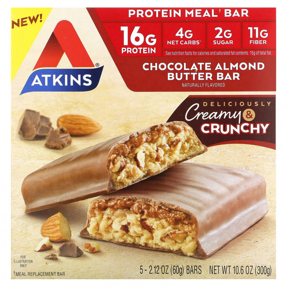   Atkins, Protein Meal Bar,      , 5   60  (2,12 )    -     -,    