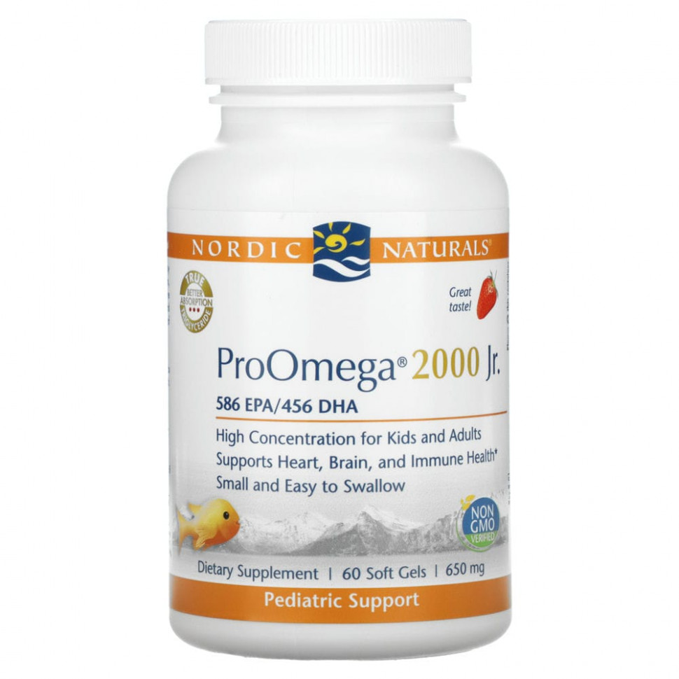   Nordic Naturals,   ProOmega 2000,   , 650 , 60       -     -,    