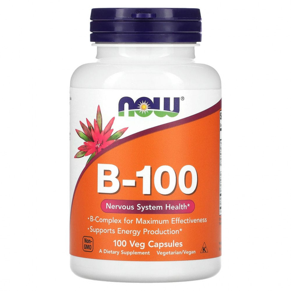   NOW Foods, B-100, 100      -     -,    