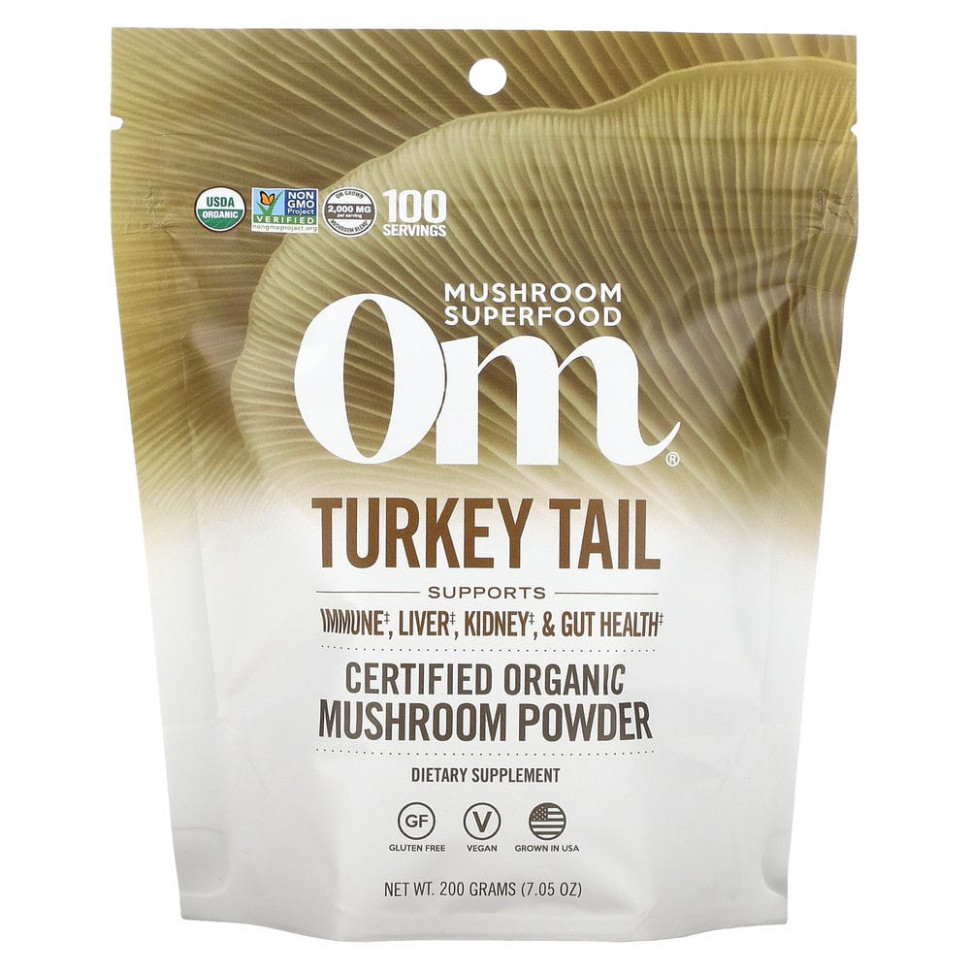   Om Mushrooms, Turkey Tail,    , 200  (7,05 )    -     -,    